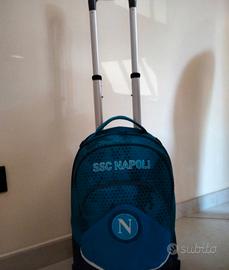zaino trolley scuola calcio Napoli