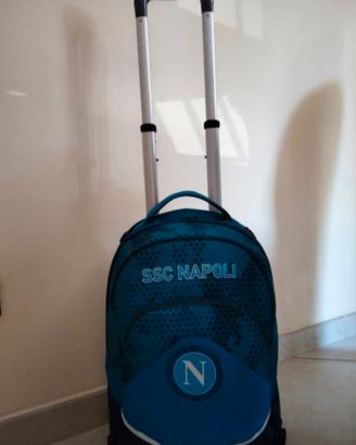 zaino trolley scuola calcio Napoli