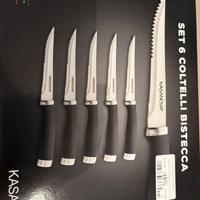 Set 6 coltelli bistecca Kasanova