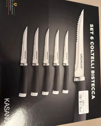 Set 6 coltelli bistecca Kasanova