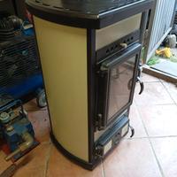 stufa a legna sideros 7 kW fiamma a vista 