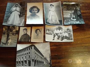 9 Foto B/N Anni 1940/1950/1960