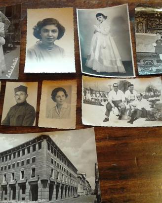 9 Foto B/N Anni 1940/1950/1960