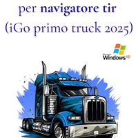 Scheda Sd per navigatore tir (iGo primo truck 2025
