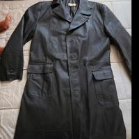 giacca lunga donna vera pelle