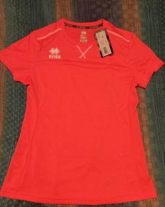 Maglietta Errea arancio fluo XL slim