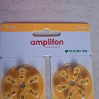 batterie apparecchio acustico Amplifon n.10 zas