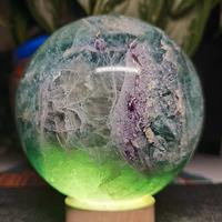 Sfera di Cristallo 3151g Minerale Rainbow Fluorite