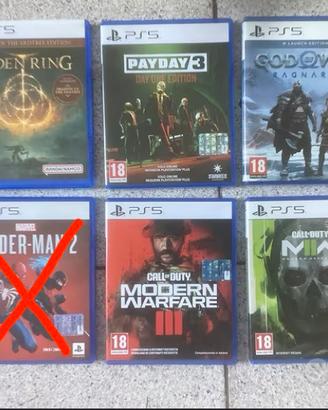 Giochi    PS5 elden ring  spider man call of duty