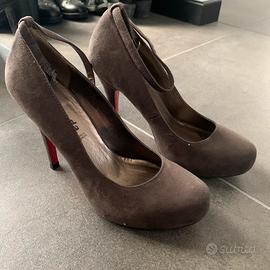 Décolleté marroni tacco 9 num 37