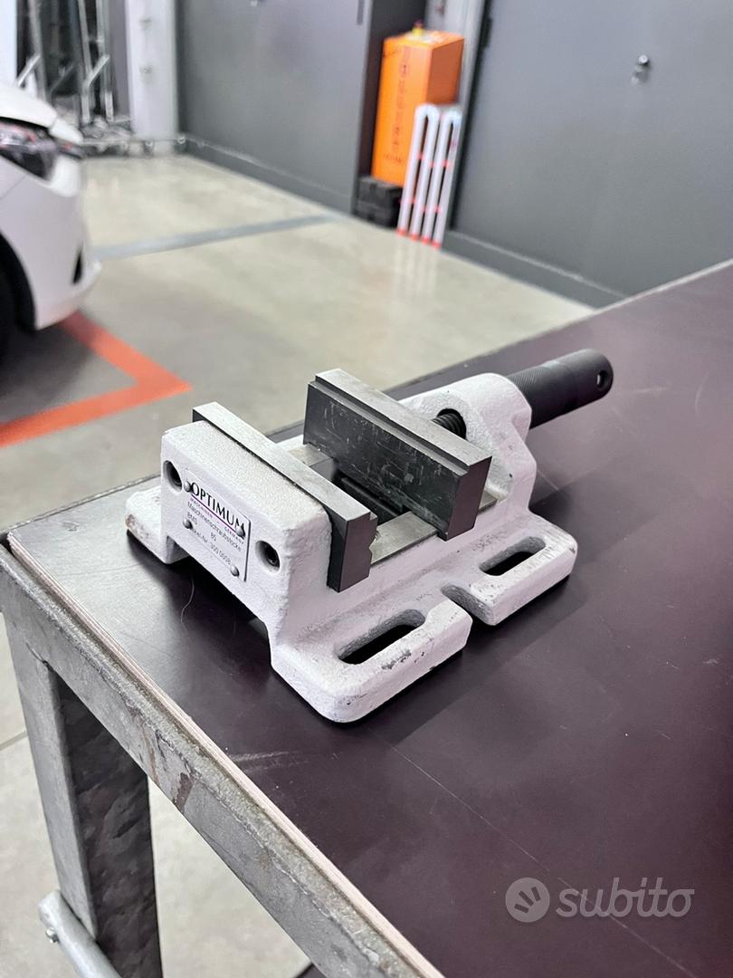 Morsa Da Banco In Alluminio A Rilascio Rapido Per Trapano A Colonna - Apertura Max 67mm, Universale - copertina