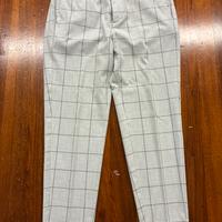 Pantalone a quadri grigi