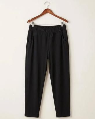 Pantaloni Neri Donna Comodi con elasticotg 3xl-4xl