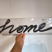 scritta HOME in Vinile