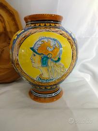 vaso ceramica Caltagirone 1988 originale 