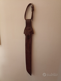 Fodera in cuoio per machete