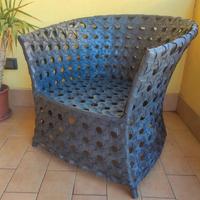 poltrone intrecciate da esterno 