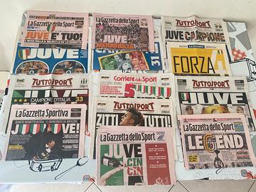 Prime pagine scudetti Juve