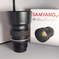 Obiettivo Samyang MF 85mm F1.4 MK2 per Fuji X