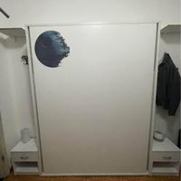 Letto a scomparsa + comodini