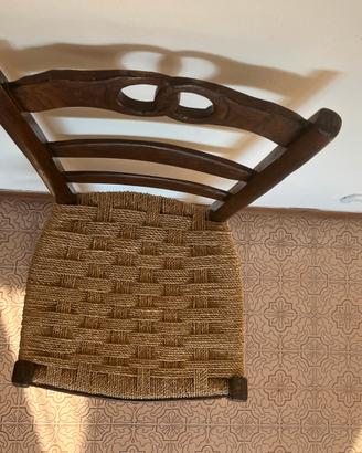 Sedia in arte povera