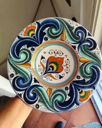 Piatto in maiolica Faenza-Tiratura limitata 