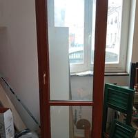 porta finestra pvc color legno L 73.5 x 214.8 H