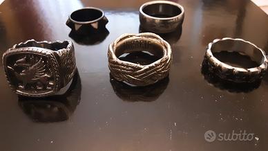 Anelli irlandesi, celtici, ecc. in acciaio