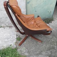  COPPIA DI POLTRONE FRAU IN PELLE MODELLO FALCO