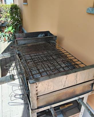 barbecue tutto in acciaio