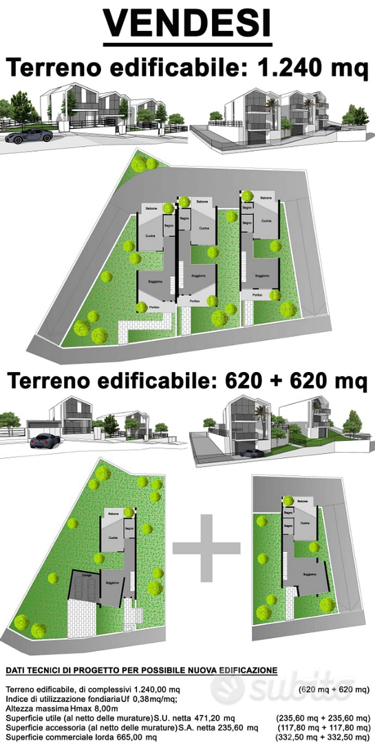 Montescudo - Terreno edificabile - mq 1240 - Vista 5
