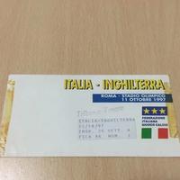 Biglietto Italia - Inghilterra 1997
