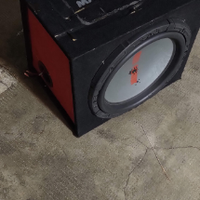 Subwoofer in cassa doppia bobina 2x130rms 38cm
