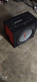 Subwoofer in cassa doppia bobina 2x130rms 38cm
