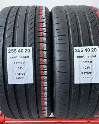 2 gomme 255 40 20 CONTINENTAL