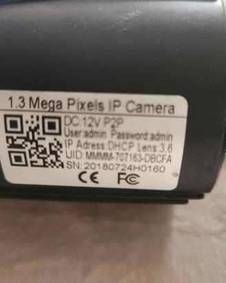 4 telecamere di sorveglianza 