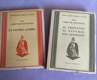 Coppia libri 1° guerra mondiale storici turistici