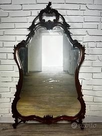 Grande specchio con cornice intagliata primo '900