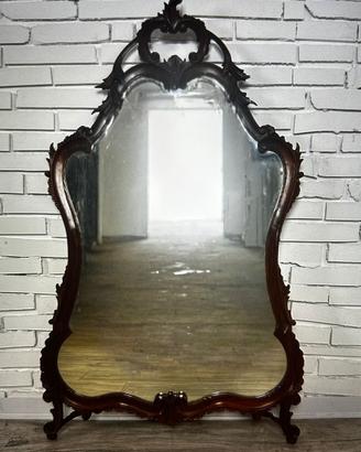 Grande specchio con cornice intagliata primo '900