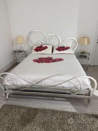 Letto in foglia d'argento