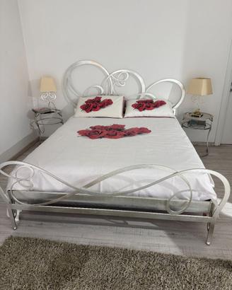 Letto in foglia d'argento