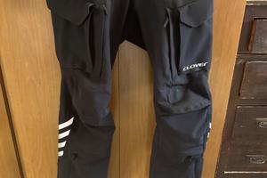 Pantaloni moto clover con fodera interna