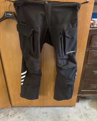 Pantaloni moto clover con fodera interna