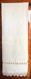 Asciugamano vintage in tela di canapa