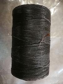 SPAGO DI CANAPA 100% CERATO COLORE MARRONE