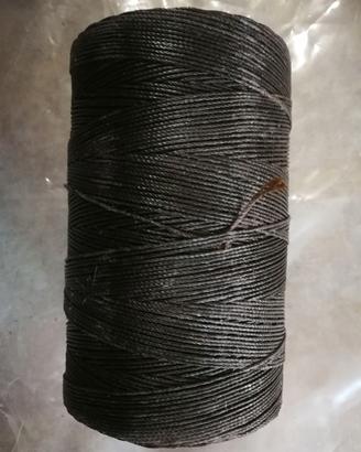 SPAGO DI CANAPA 100% CERATO COLORE MARRONE