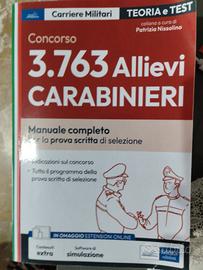 libro per il  concorso allievi carabinieri 
