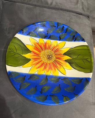 Piatto da Parete/ Centrotavola con Girasole 🌻