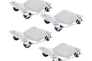 Carrelli sposta auto sottoruota sotto ruota (4 pz)