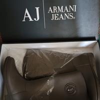 Stivali donna Armani n.37 colore grigio nuovi con 